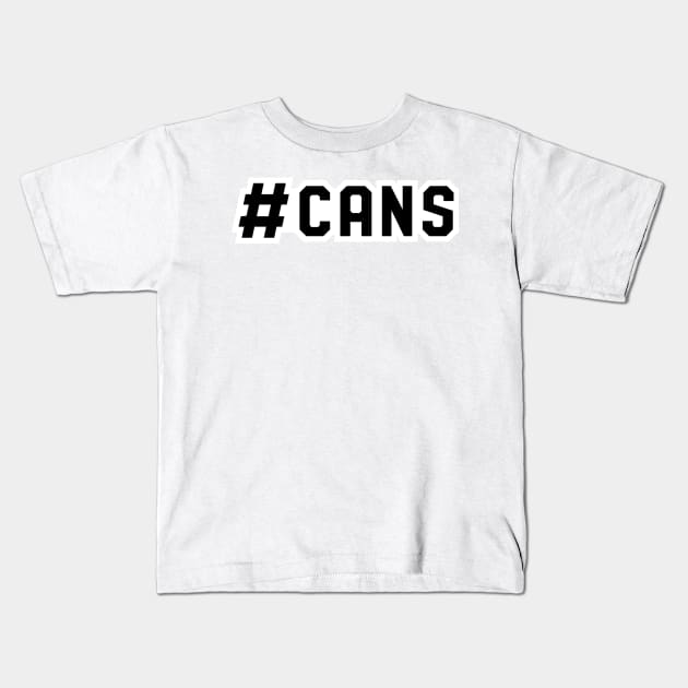 Newcastle United Black & White #CANS Kids T-Shirt by Culture-Factory